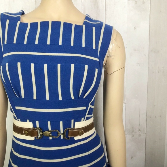 ❌SOLD❌ [Tracy Reese] Striped Pockets Sheath Dress - Picture 7 of 8